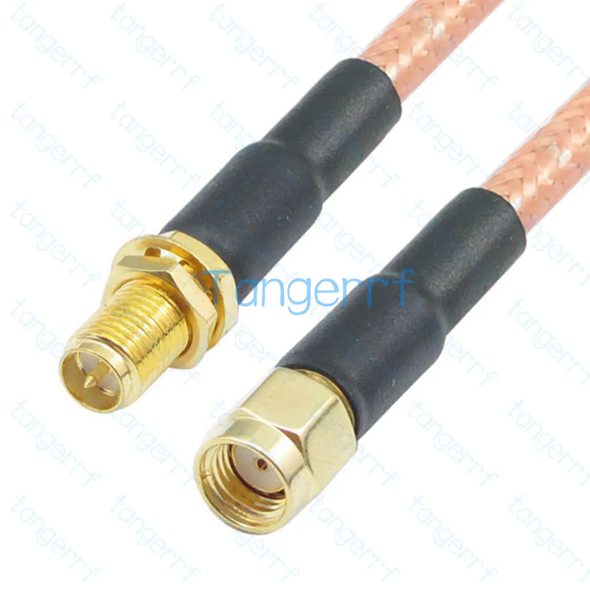 RPSMA Male to RP-SMA Female Connectors RG400 Coaxial Cable RG-400 Coax Cable Coax Koax Kable Low Loss RF 50ohm bydpete