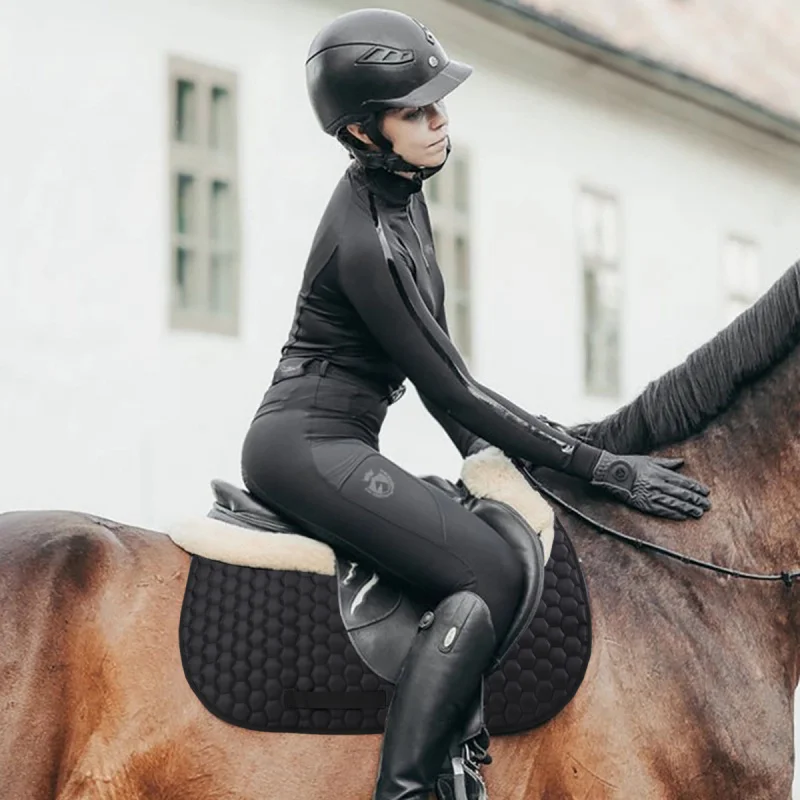 وسادة عرق حصان الفروسية - وسادة سرج مضادة للتآكل، مستلزمات الفروسية الاحترافية