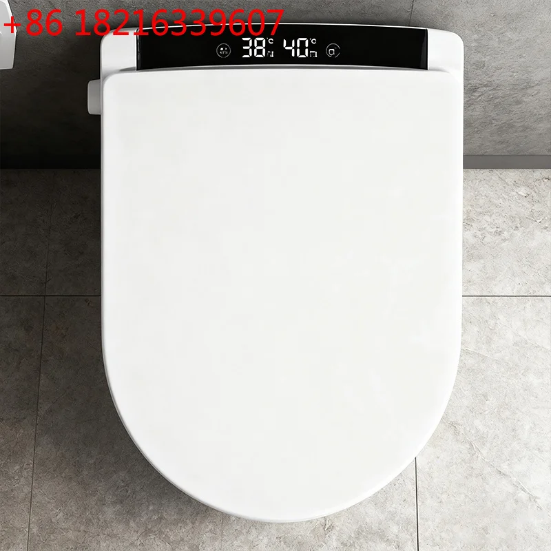 YAO YAO Smart Bidet Toilet Seat Heated Elongated Electric Bidet Warm Air Dryer LED Display Self Cleaning Night Light Toilet Bowl