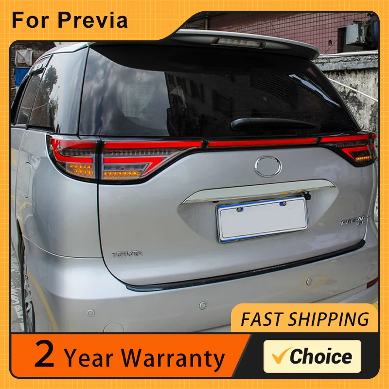 

For Toyota Previa 2006-2012 LED Tail light Assembly Turn Signal+Brake+Reverse Taillight