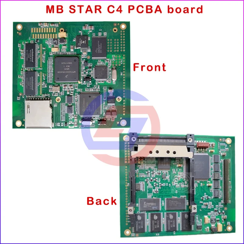 S+++ MB STAR C4 Main Unit PCB Board Mb C4 Star Full Chip SD Connect For Truck B-enz Car Diagnostic Tools With WIFI 12V to 24V