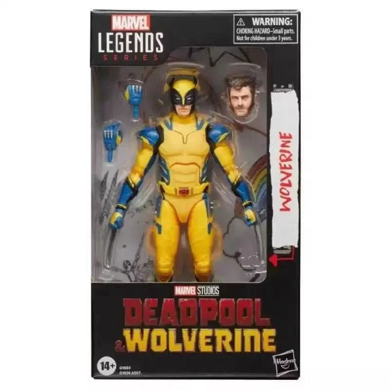 Original marvel anime figura deadpool 3 série deadpool e wolverine 6-Polegada logan figura de ação brinquedos colecionáveis presente de natal