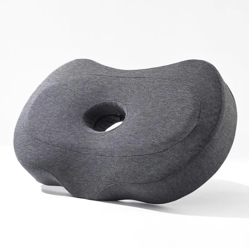 

Y Breathable memory cotton pillow with holes, single hole ear and neck protection pillow