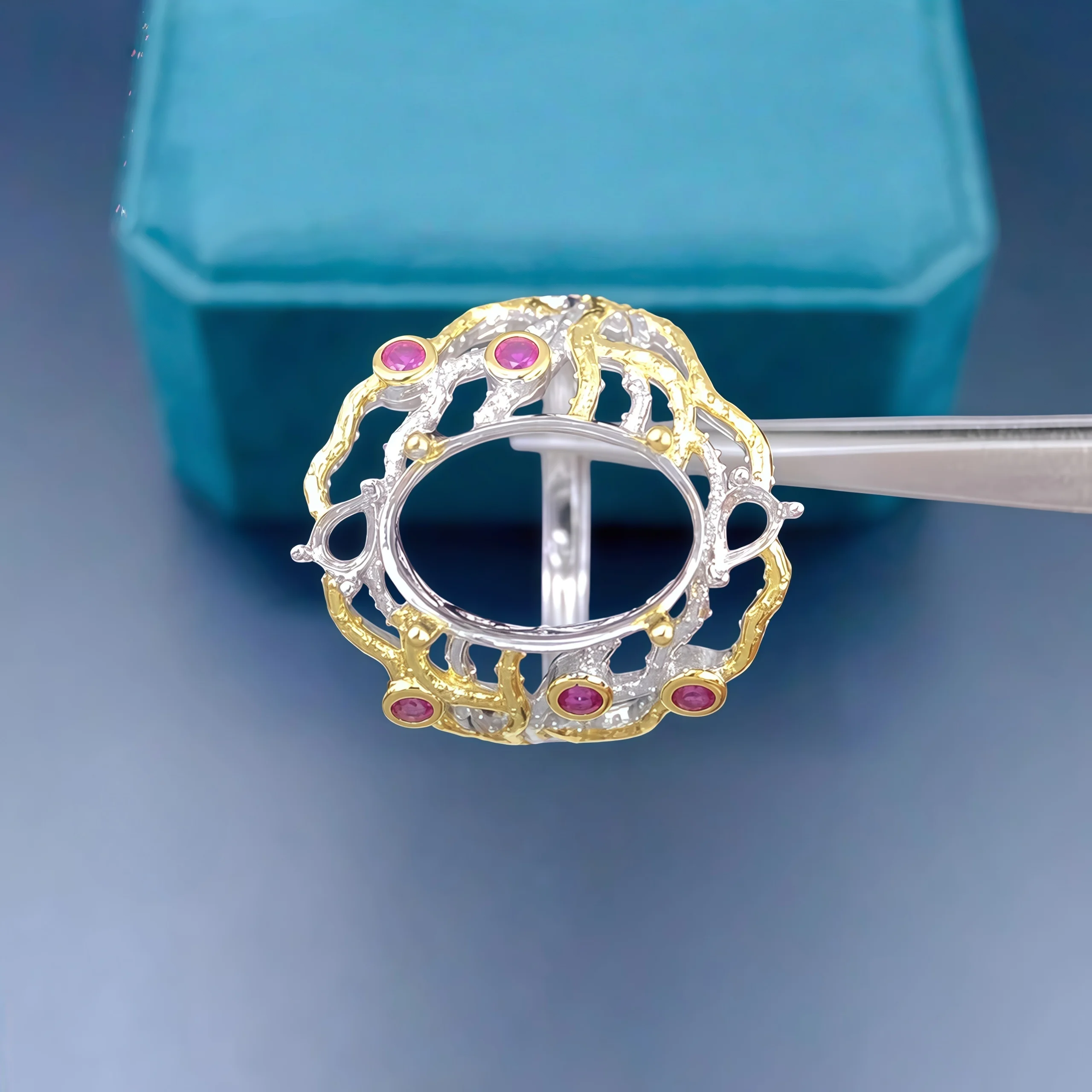 

Модное кольцо «сделай сам», пустой держатель, стерлинговое серебро S925, 10*14 мм, эллиптический камень, тонкий очаровательный свадебный ювелирный аксессуар для Woma