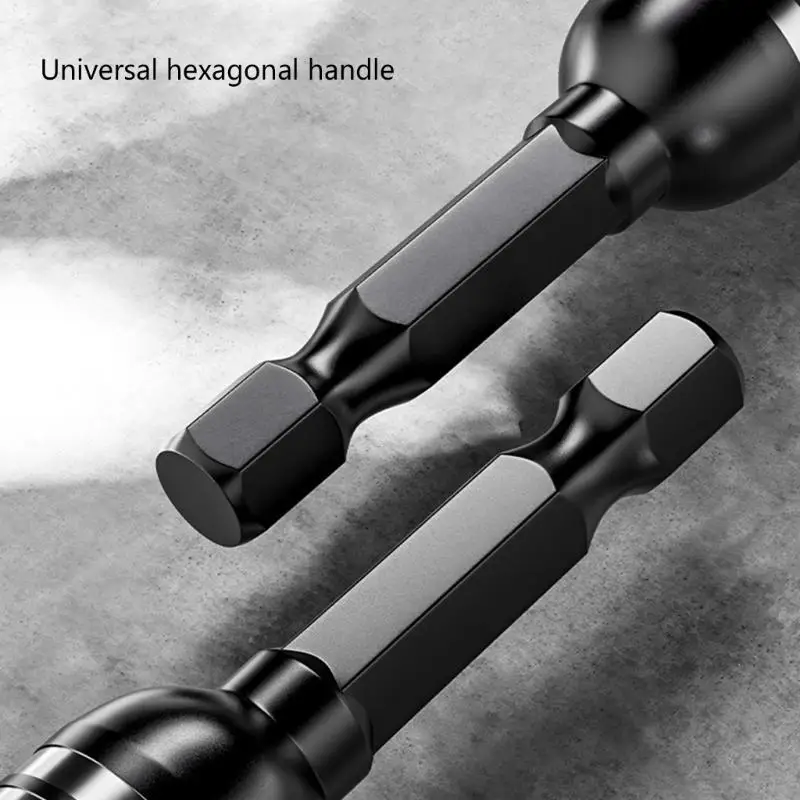 Nut Screwdriver Socket Bit For Power Drills Shank Driver Adapter Socket Wrench Tool Parts Accessories Y4QC
