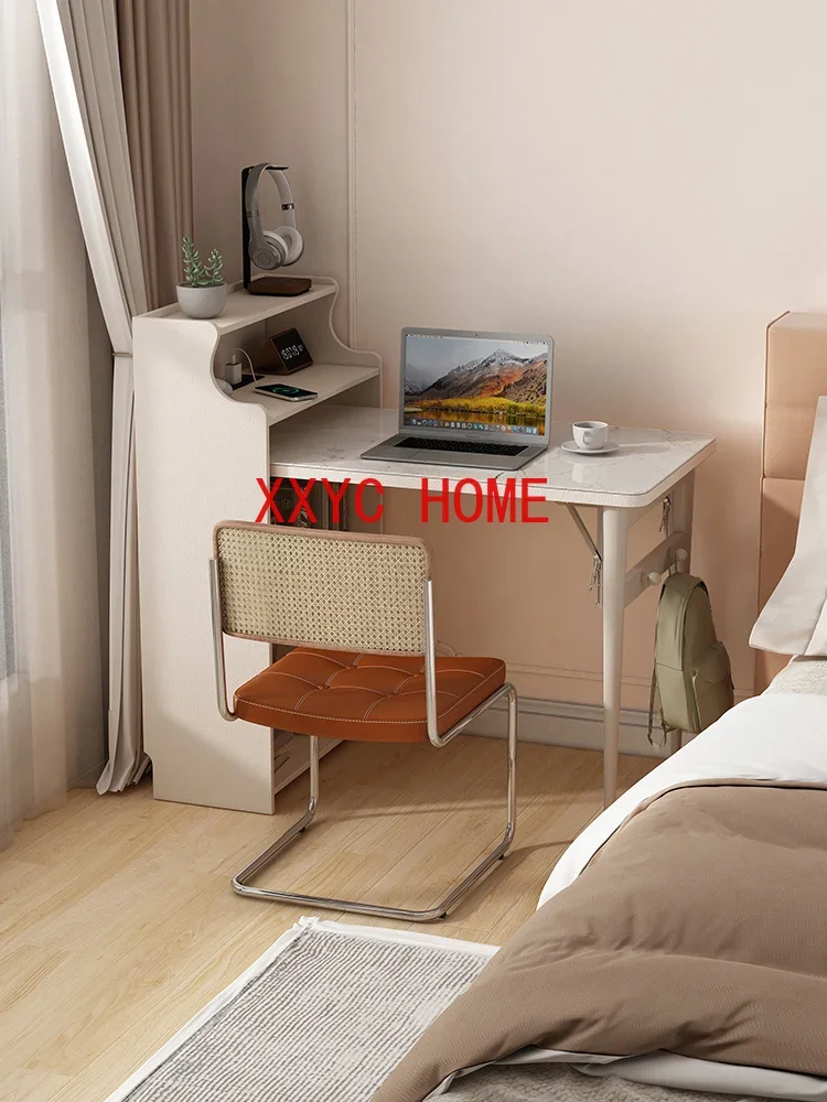 

Foldable Computer Home Storage Bedroom Rock Board Corner Study Table