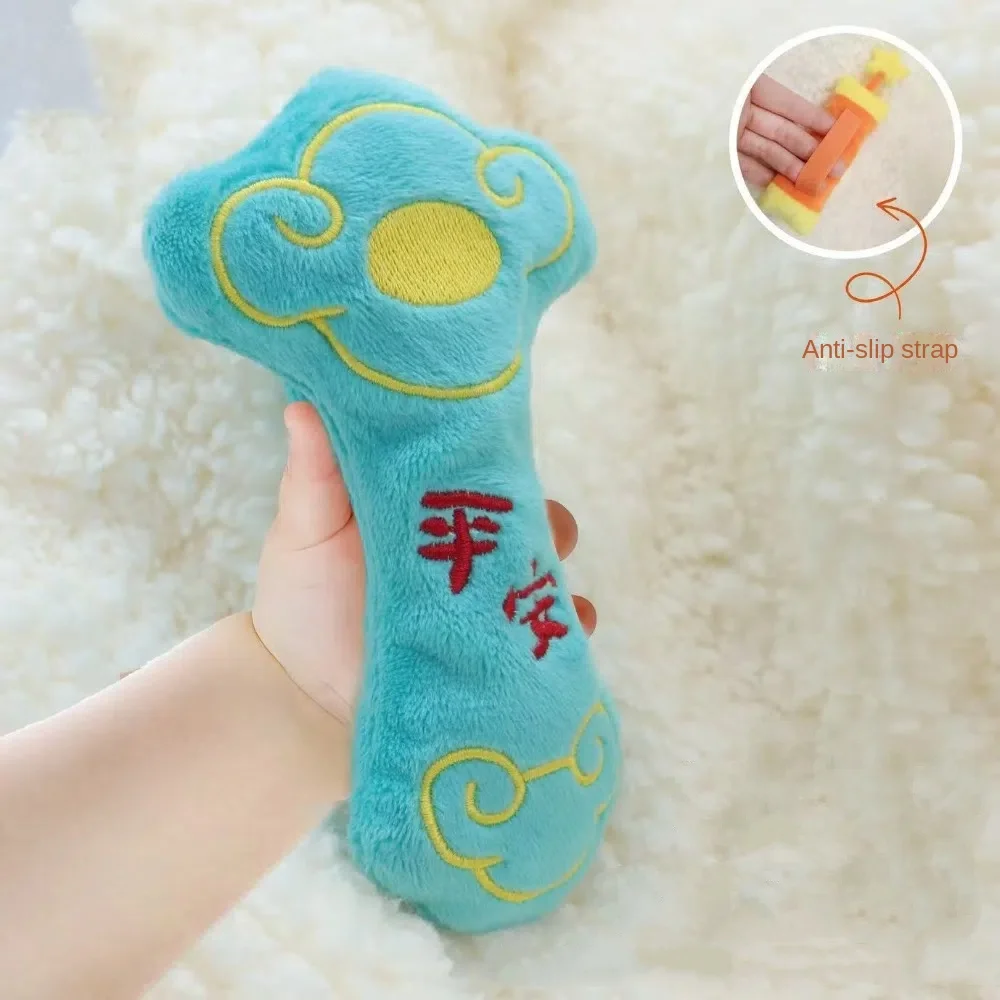 Cute 5.9inch Baby Comfort Doll Plush Anti-startle Hand Held Ring Doll Multi-color Bandage Calming Hand Grip Kids