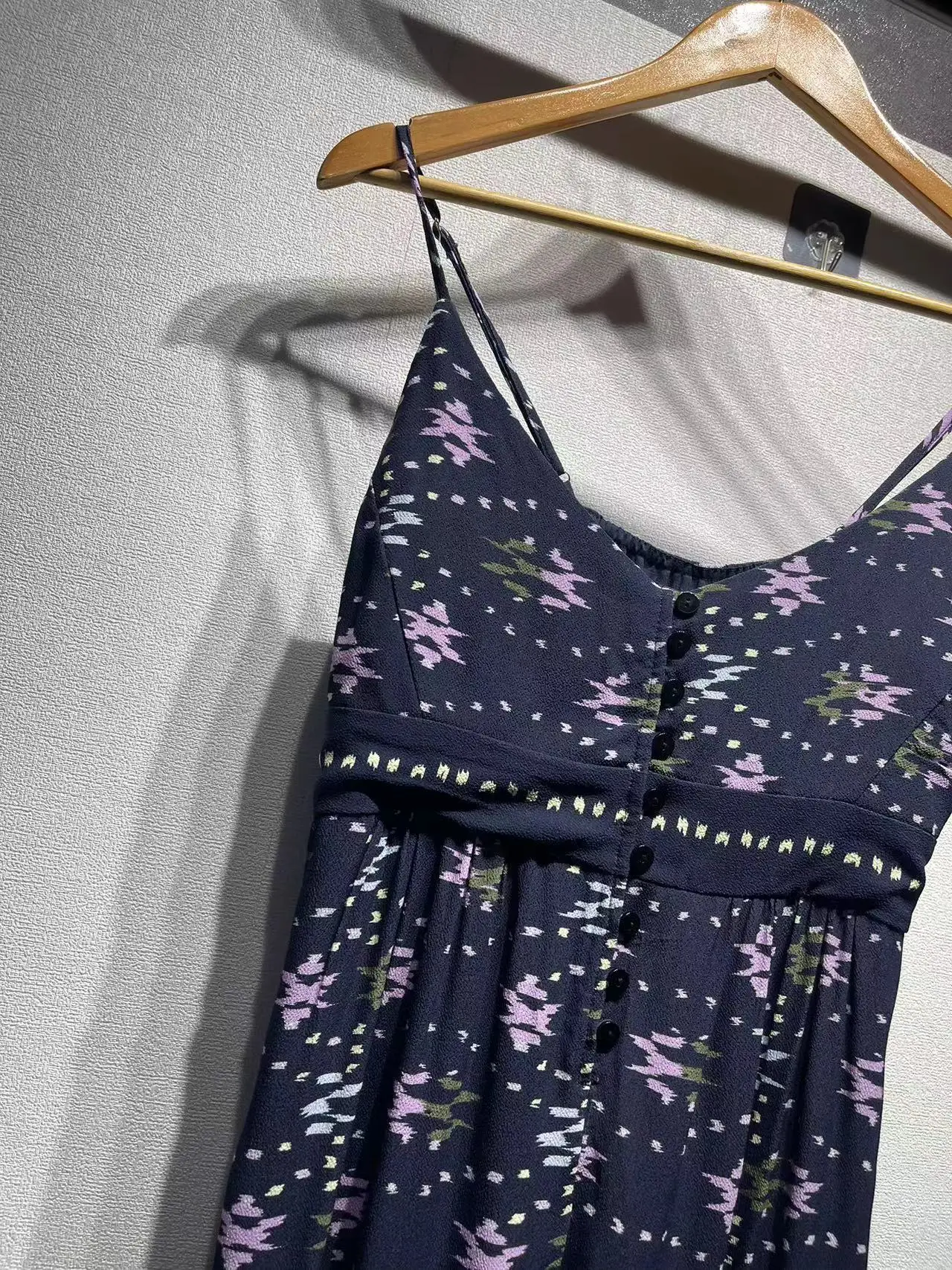 Mono con tirantes para mujer, cuello en V estampado con traje de baño, cintura ajustada, Vintage, sin mangas, primavera y verano, 2024