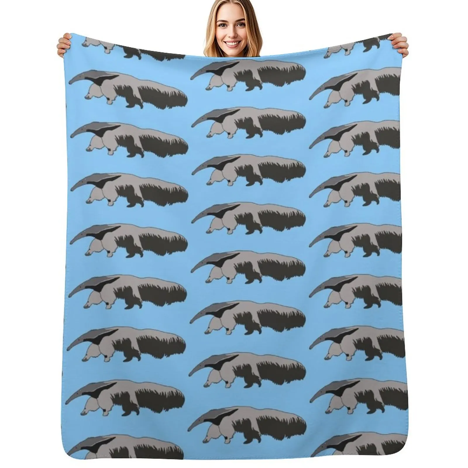 A GIANT ANTEATER?! (Small) Throw Blanket Summer Cool Breathable Blanket for Sleeping