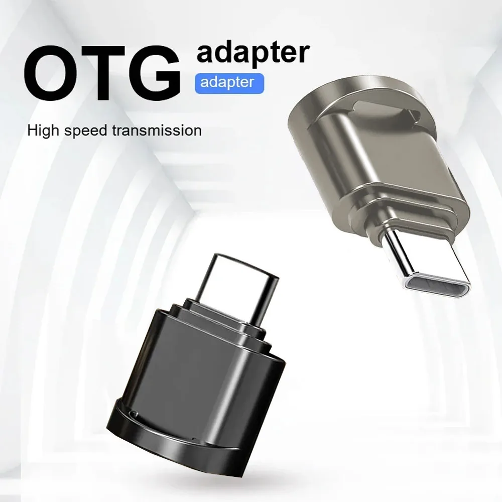 

Портативный мини-кардридер USB 3.1 Type C Micro SD TF OTG Адаптер для чтения карт памяти для iPhone 17 16 15 Samsung Huawei MacBook