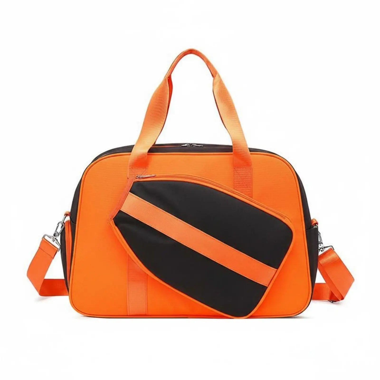 Athletic Crossbody Carrie Casual Large Pickleball Racket Bag Multi Compartment Sports Duffel for Court Activities