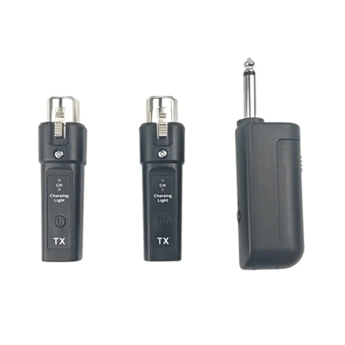 A61P 2.4G Wireless Hand System Wired to Wireless Capacitor Dynamic Microphone Guitar Electronic Instrument Transceiver 1to2