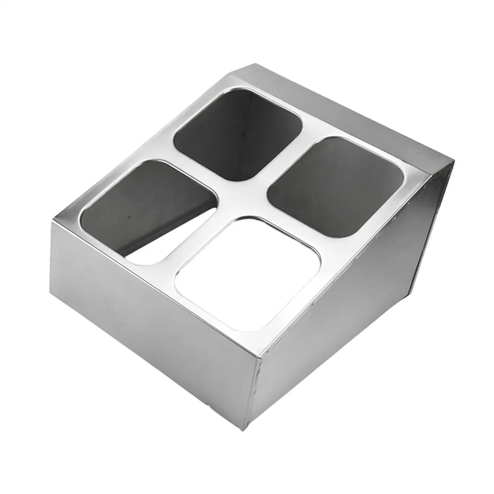 Commercial Jams Box Condiment Prep Station Stainless Steel Food Storage