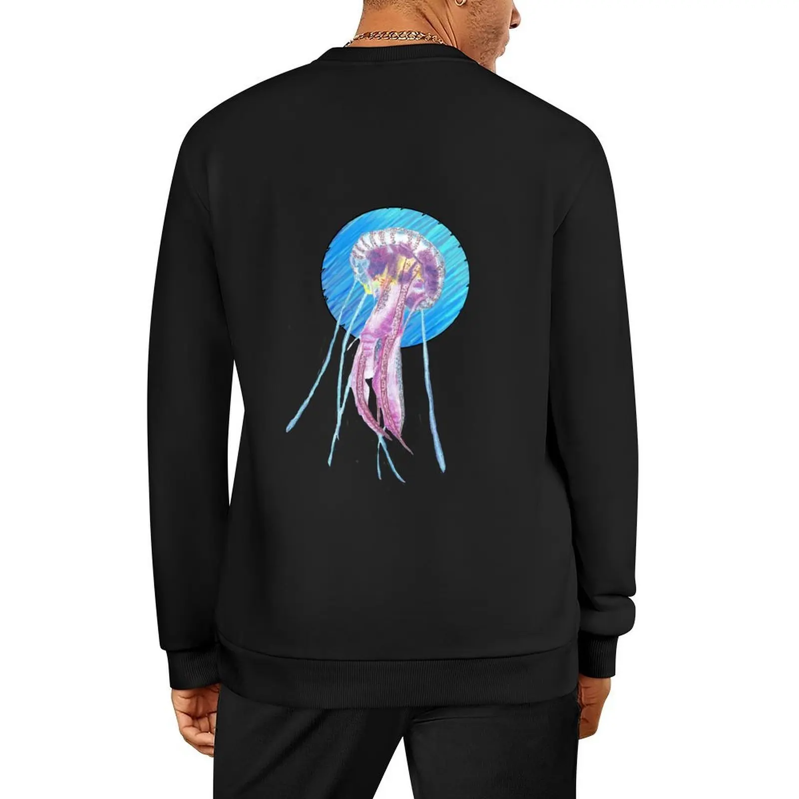 

Jellyfish Pullover mens designer clothes men clothing winter clothes japanese style anime sweatshirt