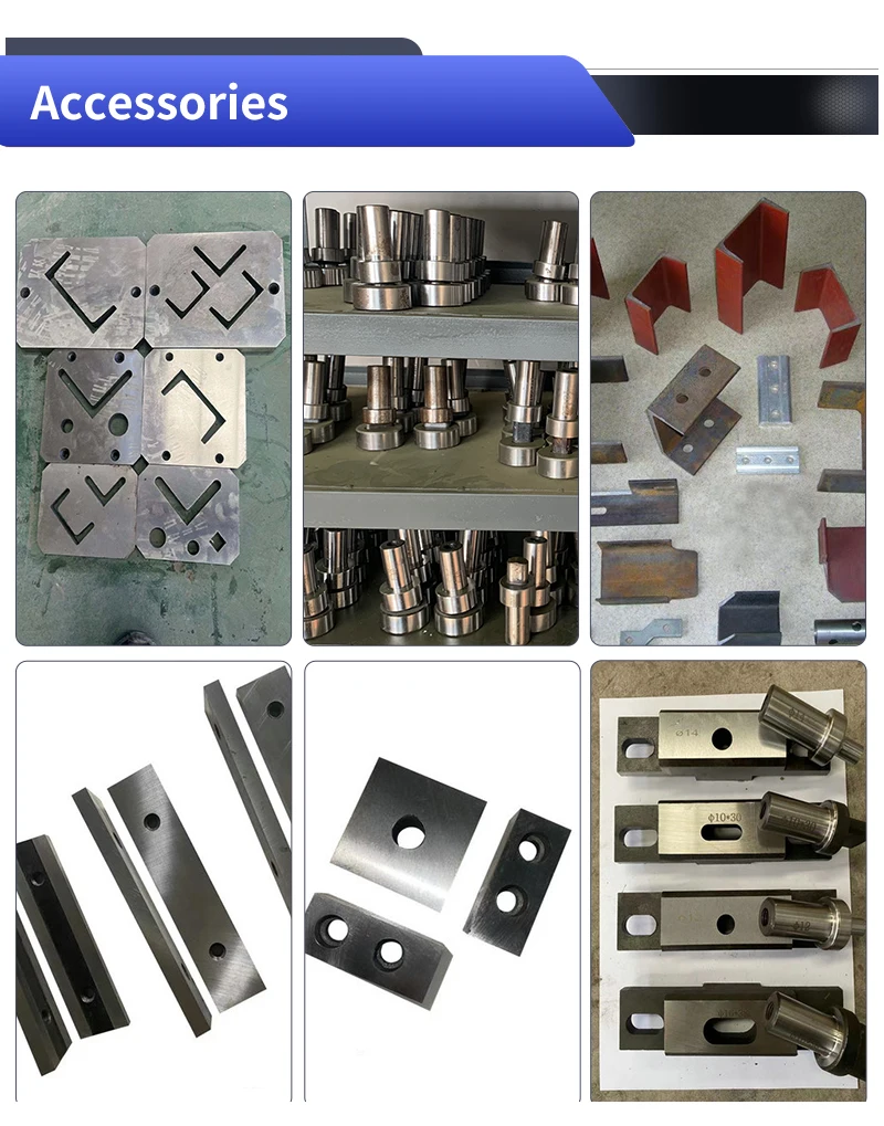 Picture 4: Combined Steel Angle Iron Cutting Shearing Machine Ironworker Punching and Shearing Machine