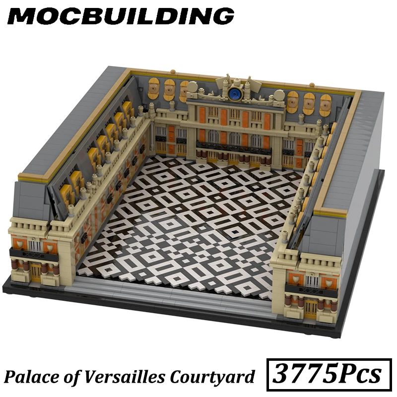 

Строительный блок дворец Версаль MOC, модель французской архитектуры «сделай сам», кирпичная игрушка, подарок на Рождество