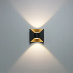 Impermeável LED Outdoor Wall Lamps, IP65 Jardim Luz, Iluminação Doméstica, Quarto, Sala de estar, Corredor, Corredor, 6W