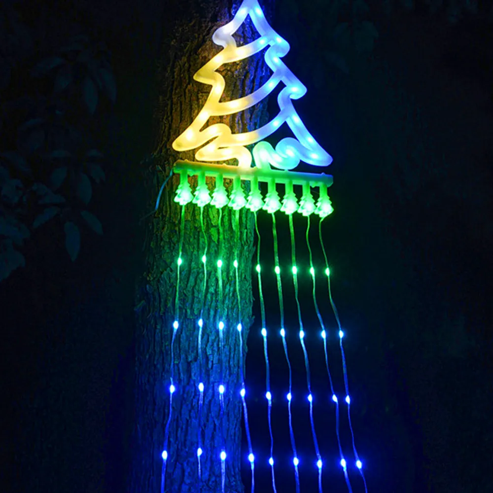 أضواء الجنية الذكية، تطبيق USB و10 أوضاع للتحكم عن بعد في الهواء الطلق لعيد الميلاد، والشجرة، والعام الجديد، والحديقة، وديكور العطلات #2