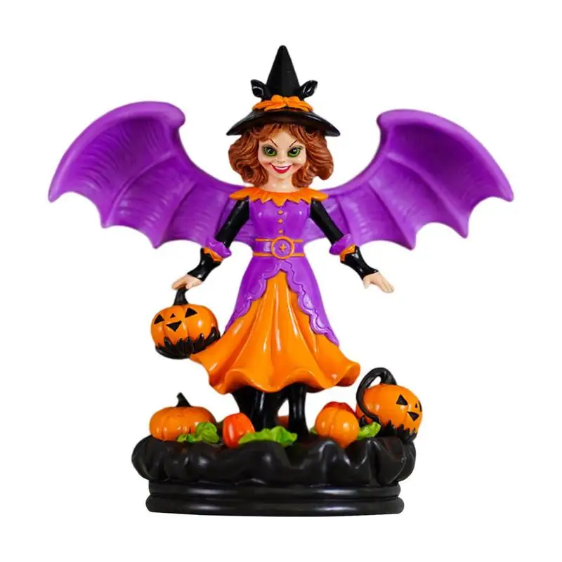 

Witch Figurines And Statues Witch Resin Ornament Halloween Figurines Halloween Statue Witch Doll Halloween Witch Sculpture For