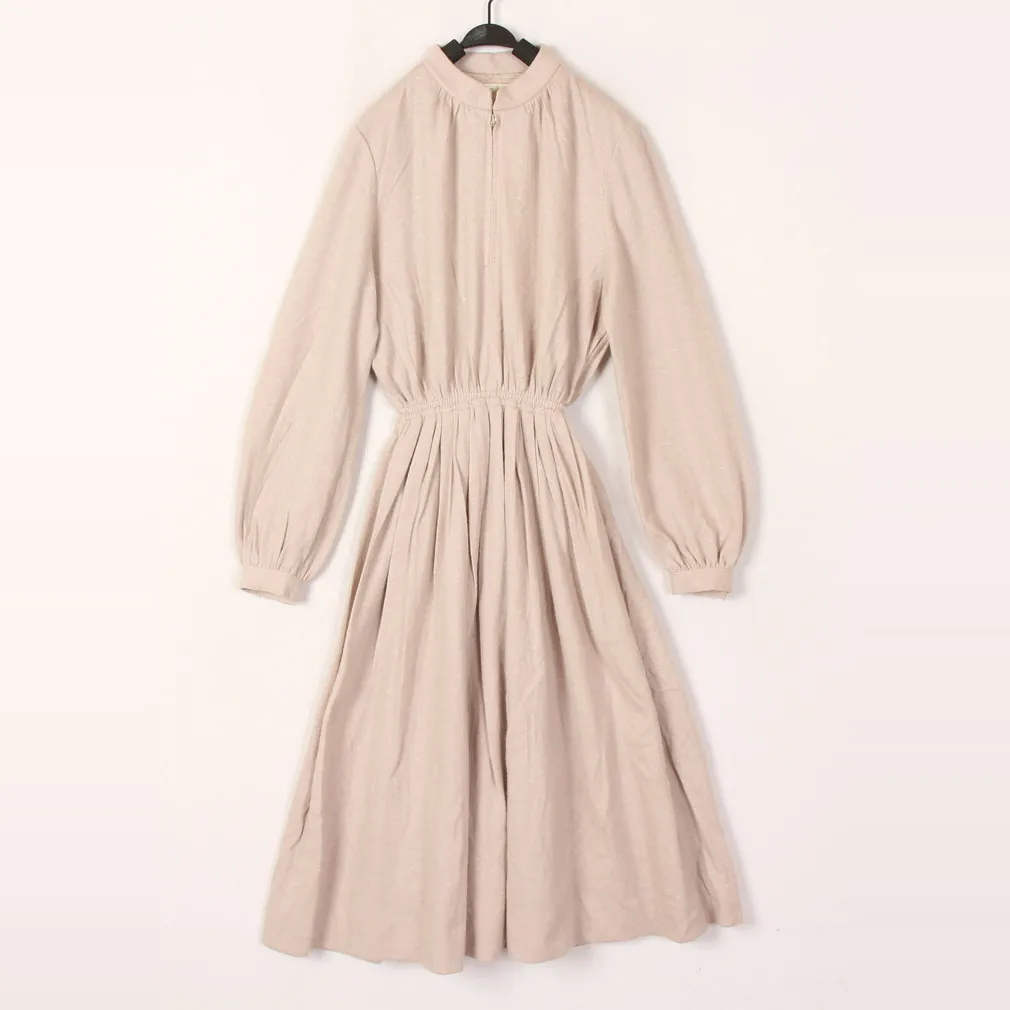 

Sweet Vintage Hooked Flower Woolen Sweater Overcoat Harajuku Style Mid-Length Warm Spring Fashion Ladies' Knitted Wear