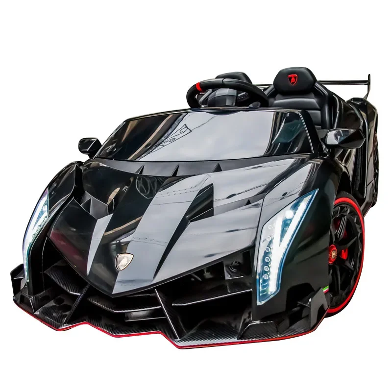 New two-seat Rambo children's electric car four-wheeled baby toy car
