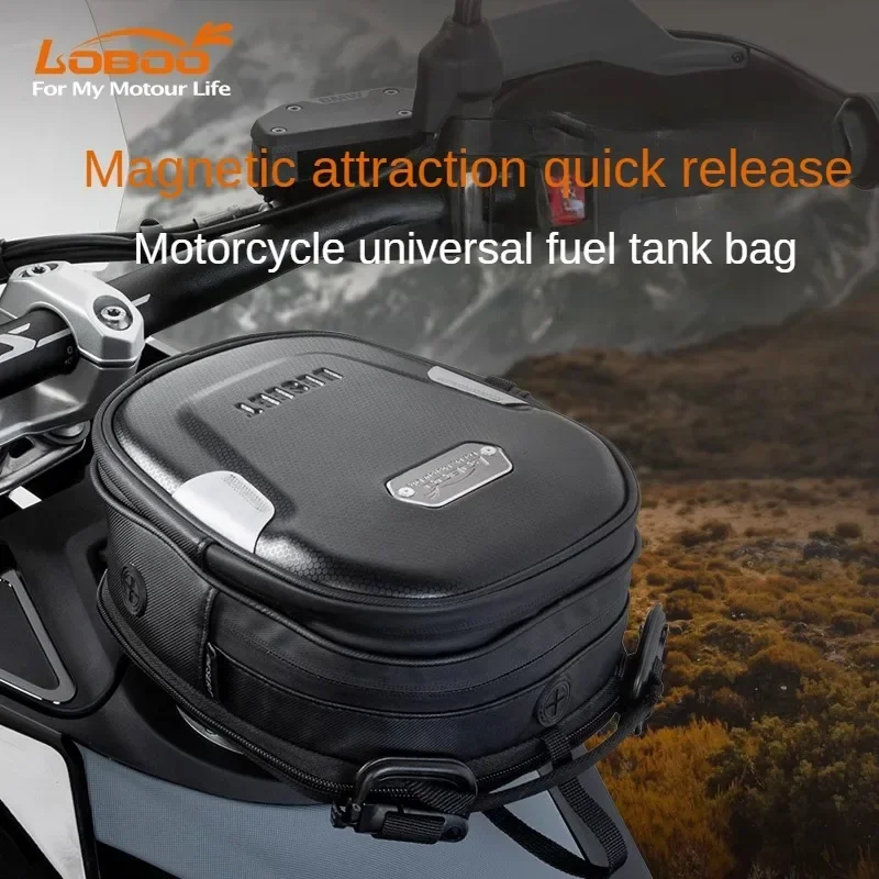 LOBOO Motorcycle Tank Bag General Purpose for BMWR1300GS Magnetic Quick Detachable Tank Bag Reflective Waterproof Tank Bag