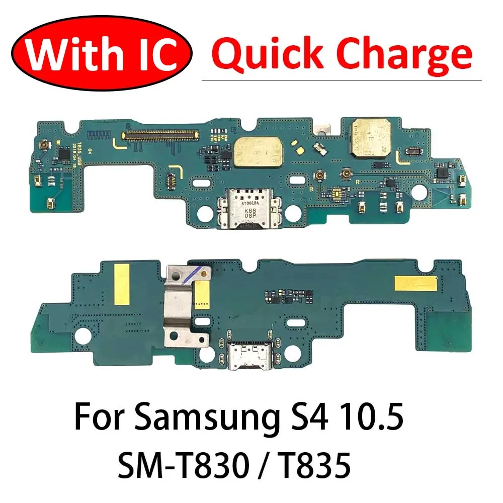 

For Samsung Tab S4 10.5 SM-T830 T835 T830 USB Charging Port Mic Microphone Dock Connector Board Flex Cable