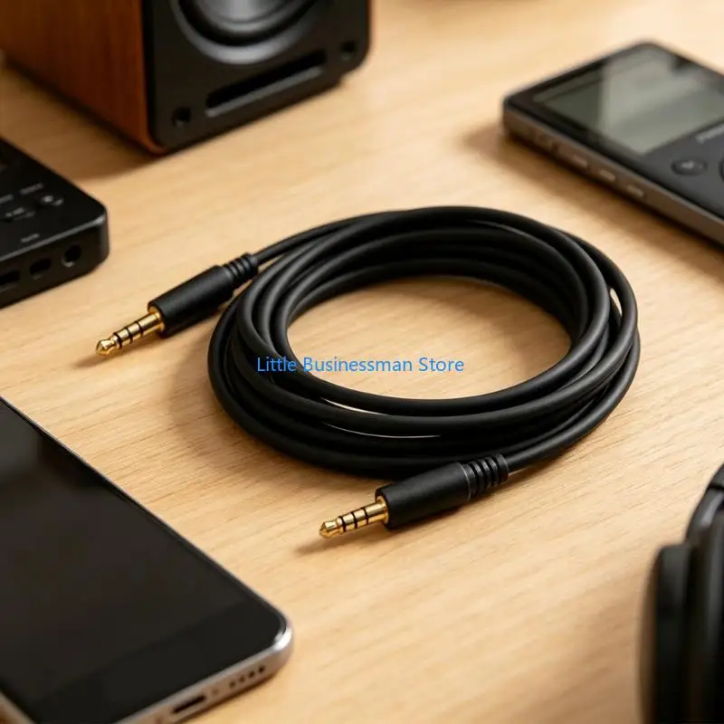 4,4-mm-Kopfhörerkabel, symmetrisches Stecker-zu-Buchse-Kabel mit 2 Metern Länge für die Verwendung tragbarer Musikgeräte, die – Detail 8