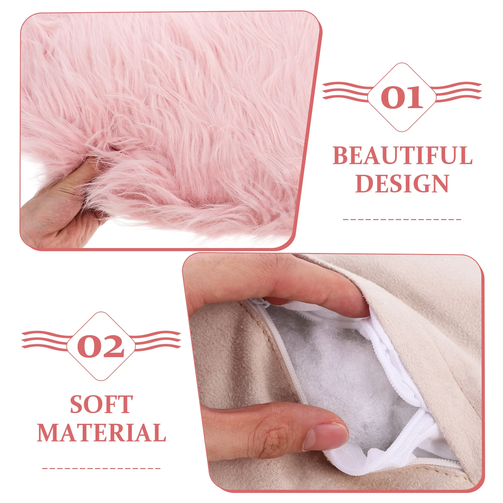 

Heart Shaped Cushion Without Core Throw Bedroom Pillows Valentine Cute