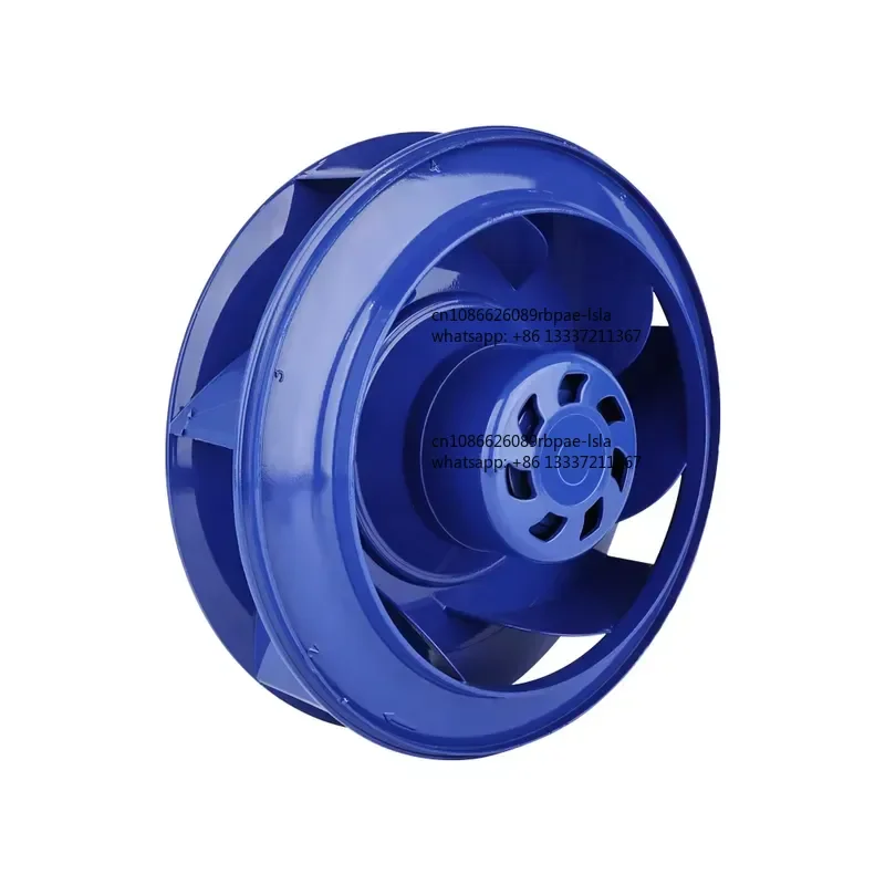 EC AC Motor 190mm 250mm 220V 380V 2500RPM High Pressure High Cfm Backward Centrifugal Impeller Radial Blower Fan