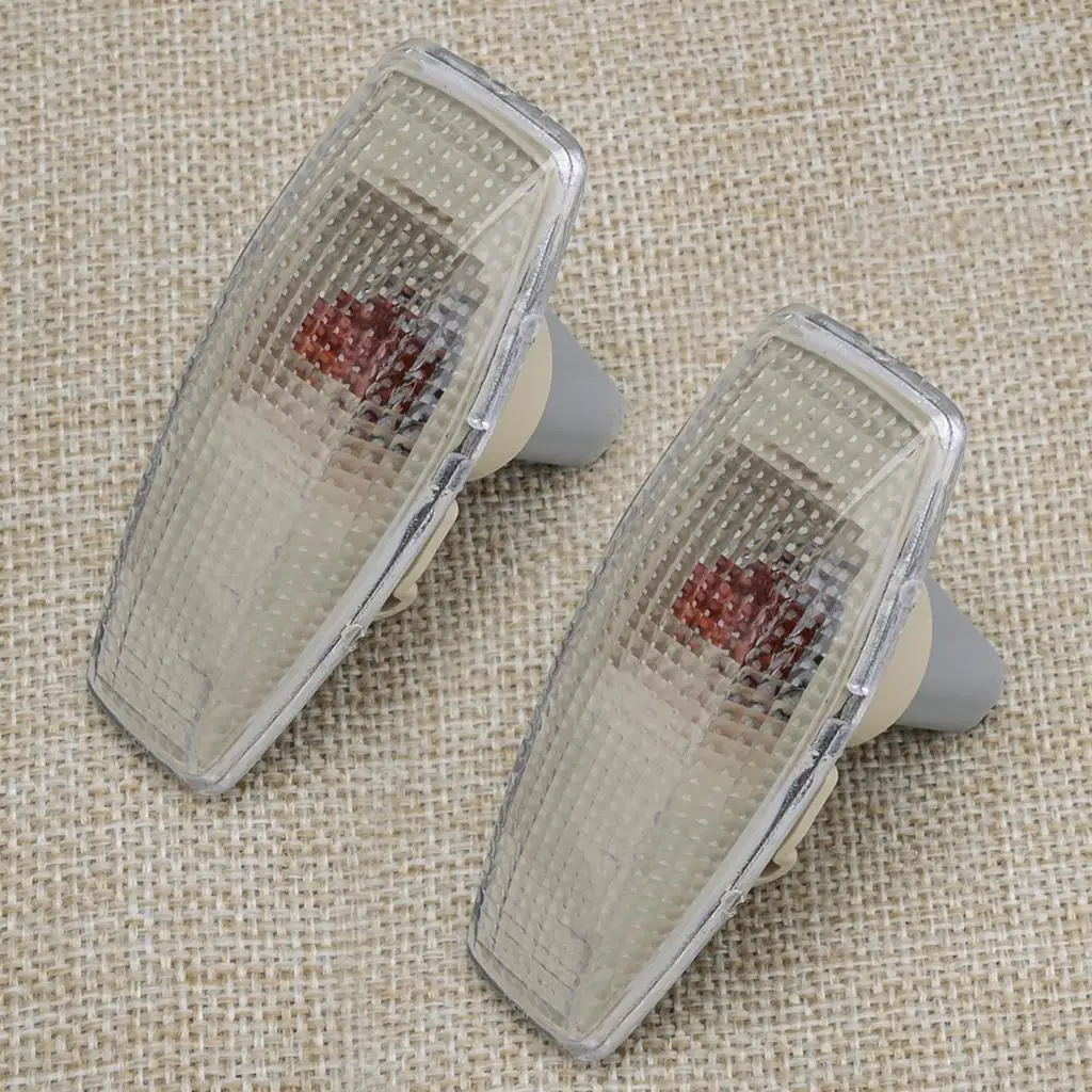 2Pcs 자동차 앞 좌측 윙 표시기 메이커 리피터 라이트 플라스틱 기아 Rio 2005 2006 2007 2008 2009 2010 2011