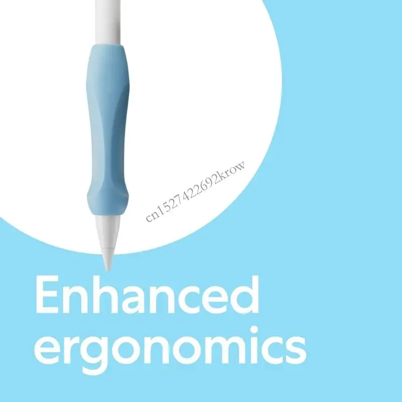 R9CB人間工学に基づいたペングリップホルダーアップルペンシルとプロの快適な描画と書き込みのためのスリーブ