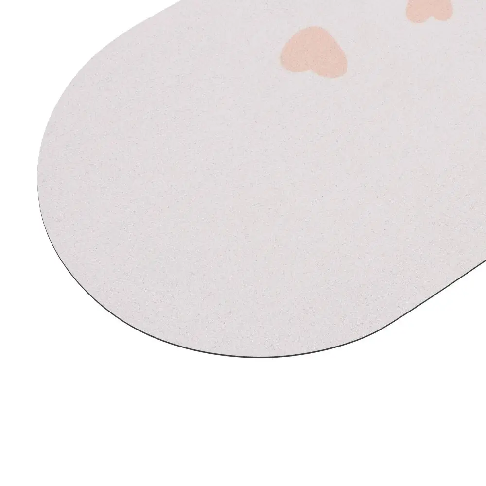 60*60cm Kitchen Carpet Oil-Proof L-Shape Anti-Slip Floor Mat Water Absorbent Soft Waterproof Doormat Home Decoration
