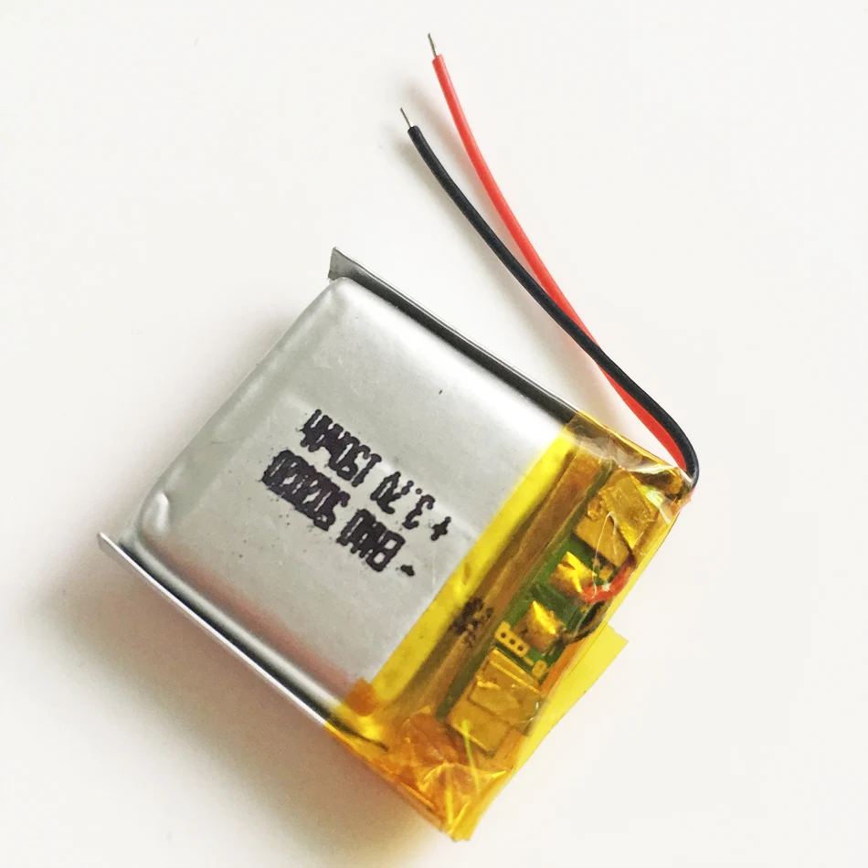 3.7V 150mAh 502020 Lipo Battery Rechargeable Lithium Polymer Battery for Bluetooth Headset MP3 GPS Camera 52020mm 1PC