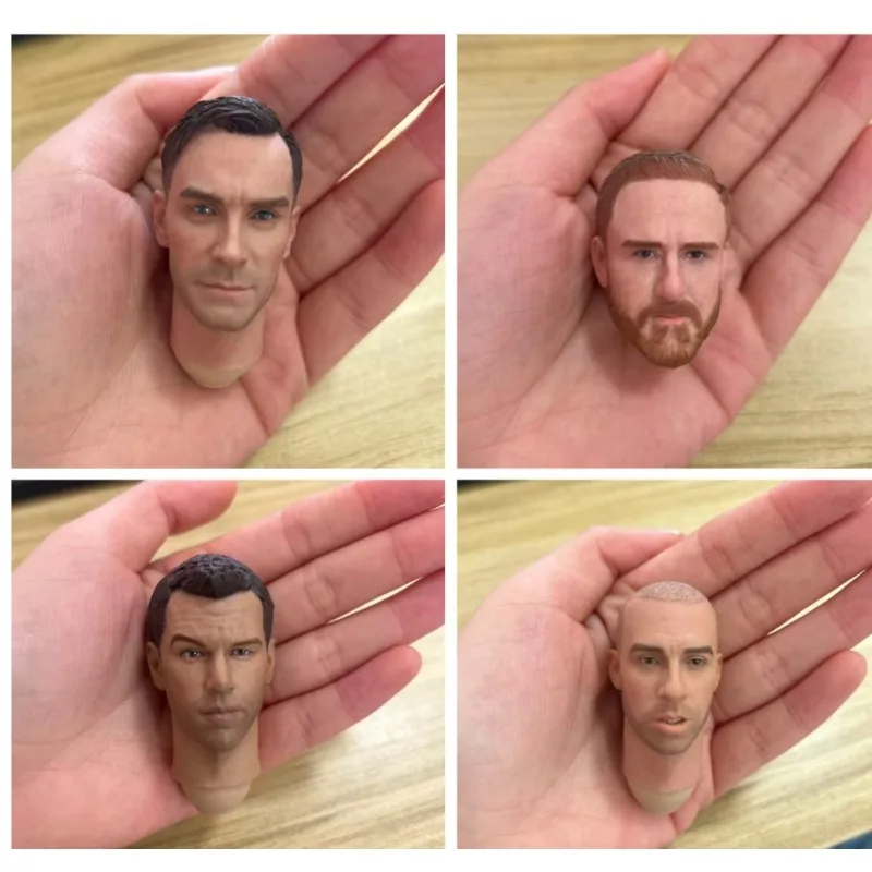 1/6 Scale Mission Man Head Sculpt Male Solider Gunner Head Played Military Guy Head Carving Model for 12in Action Figure Ph Doll