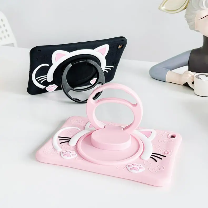 Kids Case For Samsung Galaxy Tab A 8.0 2019 T290 10.1 T510 Tablet Cover Tab A7 Lite 8.7 A9+A11+Plus 11 A8 Stand Shockproof Shell