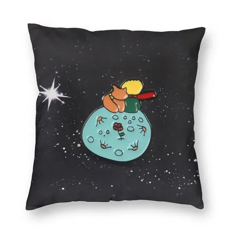 The Little Prince French Novels Sofa Cushion Cover Le Petit Prince Velvet Modern Throw Pillow Case Home Decoration Pillowcase