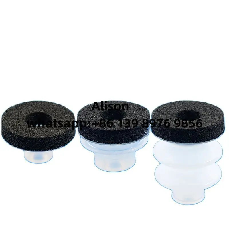 

10pcs Sponge Vacuum Pad Suction Cups for Rough Surface of the Manipulator SP/DP/MP-8/10/12/15/20/25/30/40/50 Pneumatic Nozzle
