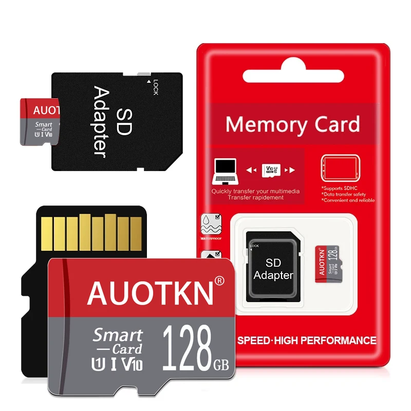 Micro tf SD Card 128GB Flash Video card Class10 64G 32GB 16GB 8GB Real capacity Memory card U3 256GB Mini SD TF Card For Phone