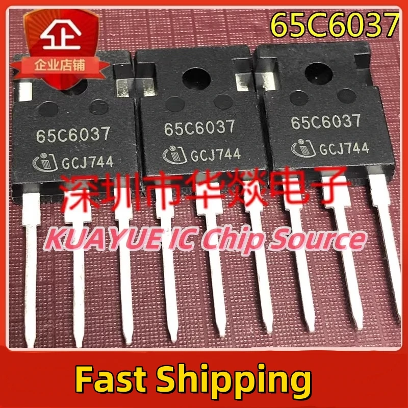 10PCS-30PCS/  65C6037 IPW65R037C6  TO-247  650V 38.2A  Fast Shipping Quality Guarantee