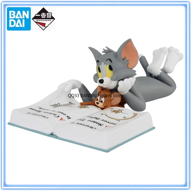 

Оригинальная фигурка BANDAI Ichiban Kuji One Peaceful Day Tom and Jerry Reading Together, модель, украшение для рабочего стола
