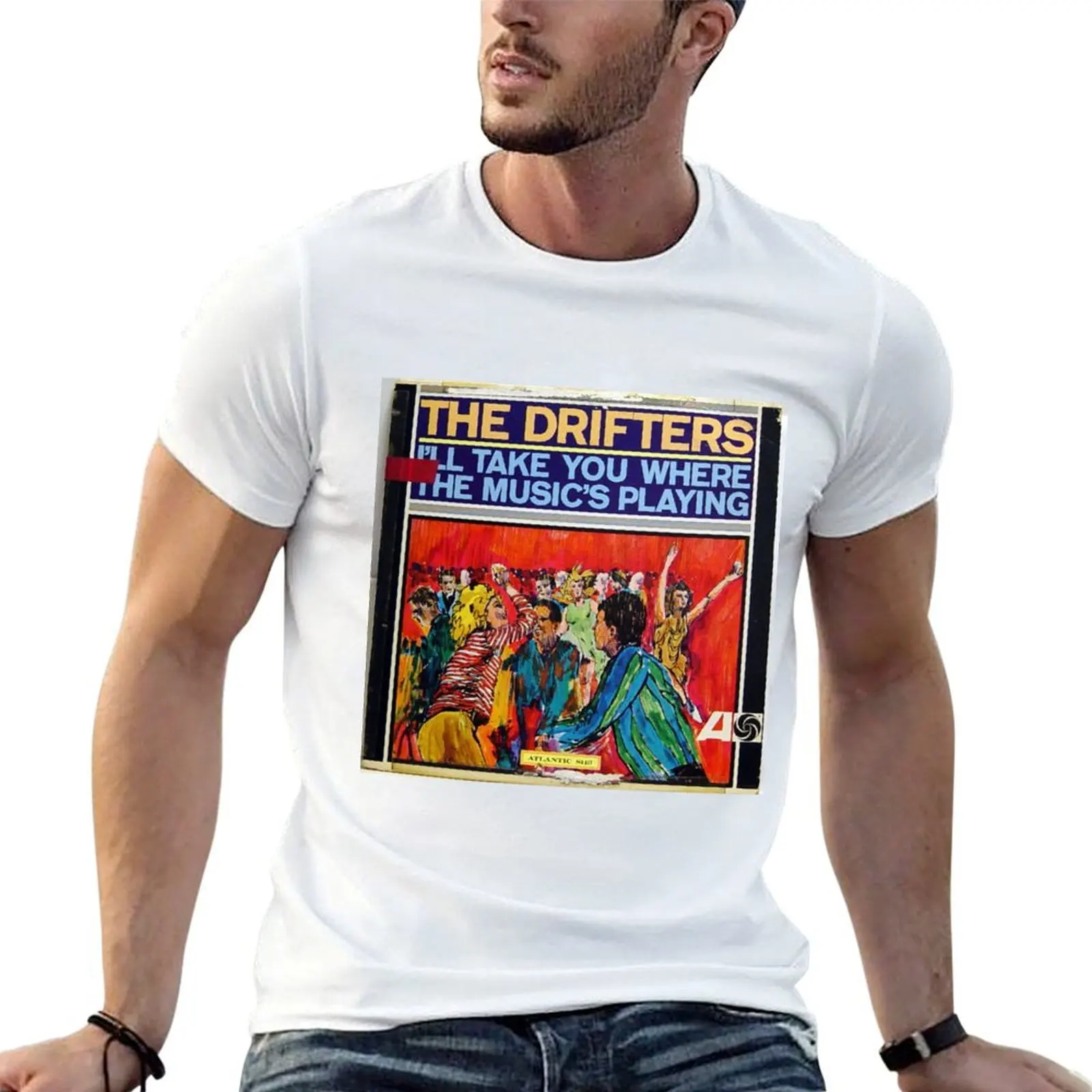 The Drifters, I'll Take You Where The Music's Playing, Soul, Rock & Roll,teen fans, girls T-Shirt