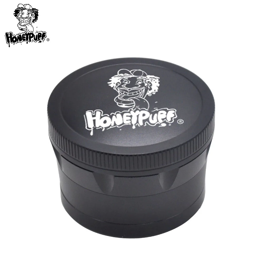 HONEYPUFF Aircraft Aluminum Herb Grinders with Diamond Teeth 63 MM 4 Layers Grinder Crusher Spice Grinders Accesorios Para Fumar