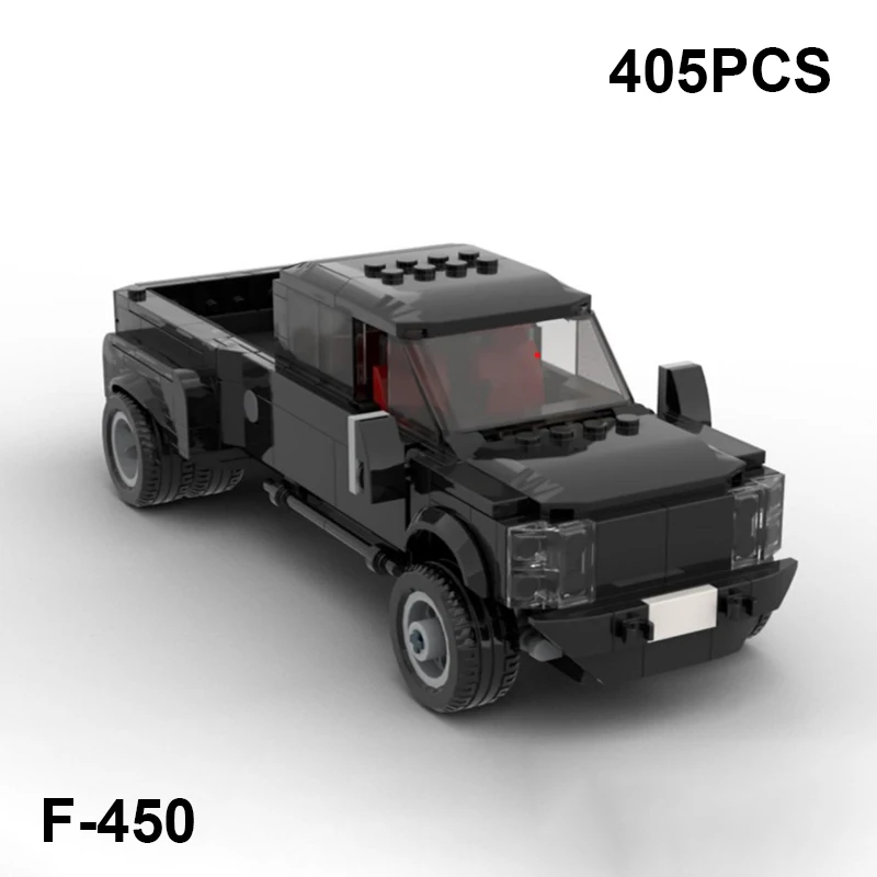 MOC F150 Bronco F450 Pickup Truck Building Blocks Jeep Off-road MK1 Sports Car Speed Racing Vehicle Bricks Toys Gifts For Boys