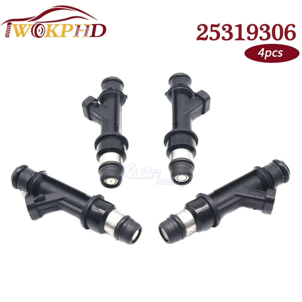 For Chevrolet Cavalier Pontiac Sunfire 2.2L L4 2000 2001 2002 Car 4pcs Fuel Injector Nozzle 25319306 25321267 2325062040