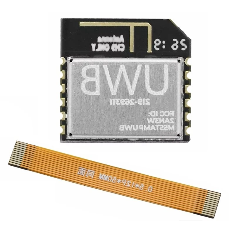 Ingenious-Ultra-Compact M5stamp UWB Module QM33120W With FPC Cable Embedded Ranging Function Supports Stamp-Hole SMT Design