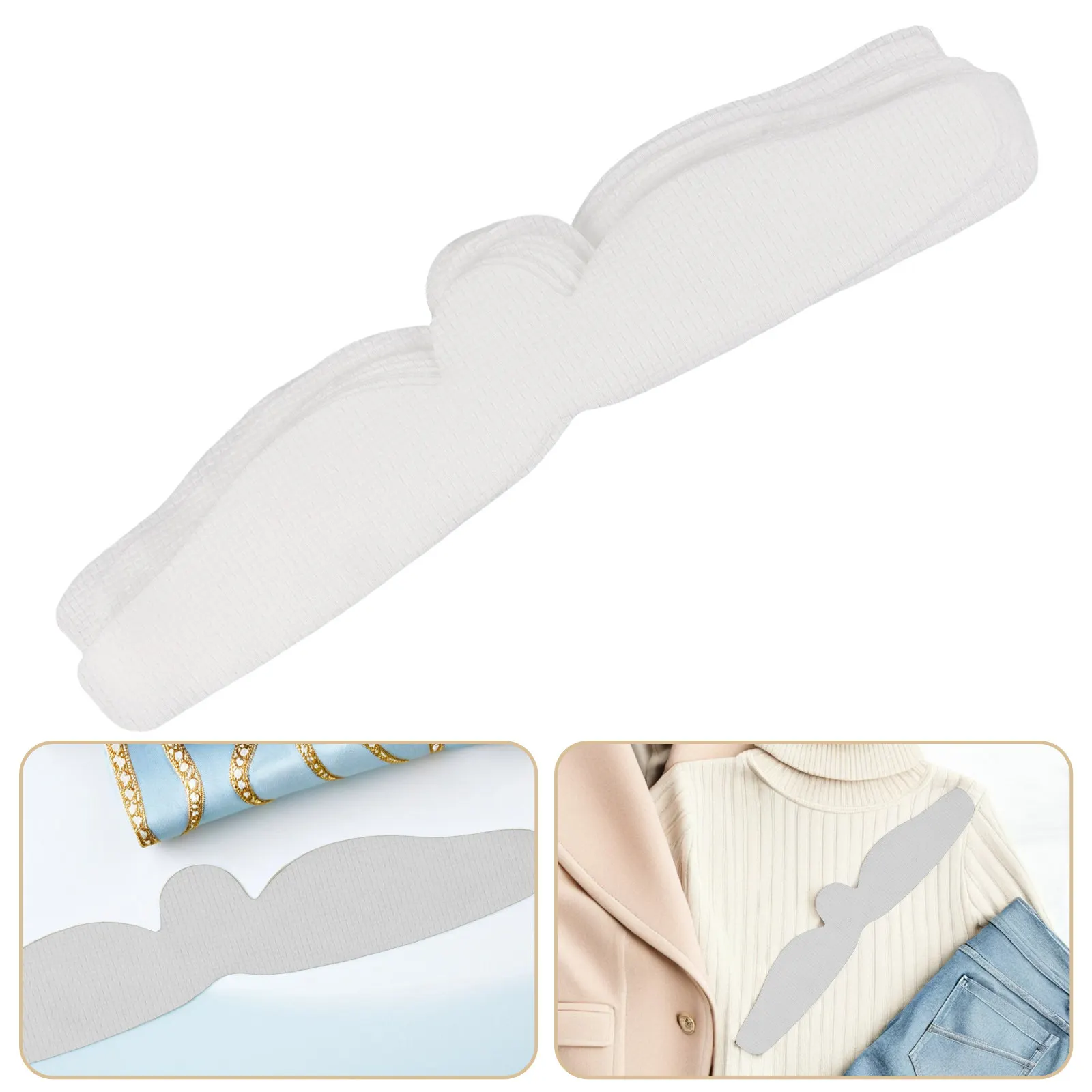 

20Pcs Abdominal Sweat Management Pads Cotton Soft Absorbing Nonwoven Fabric Sweatproof Pads for Exercise Daily Wear Breathable