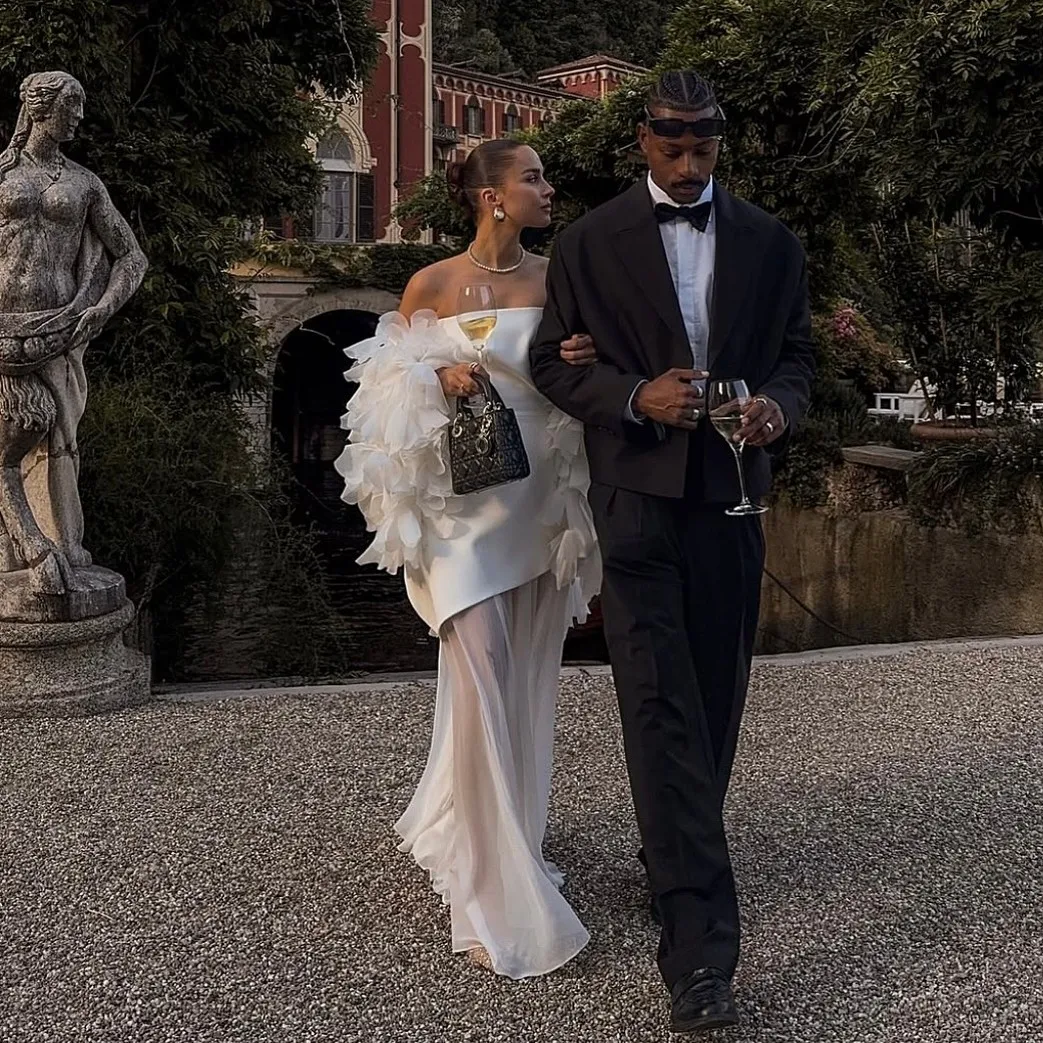 

High End White See Thru Long Evening Dresses With Oversize Jackets 2 Pieces Modest Long Women Formal Dress