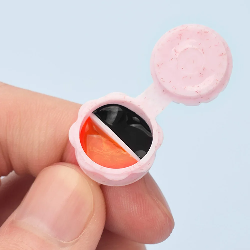 

Sealed Cover Ring Cups Lash Holders for Eyelash Extensions Tattooing Pigment Ink Durable Glue Rings Home Salon Use Eyelash Glue