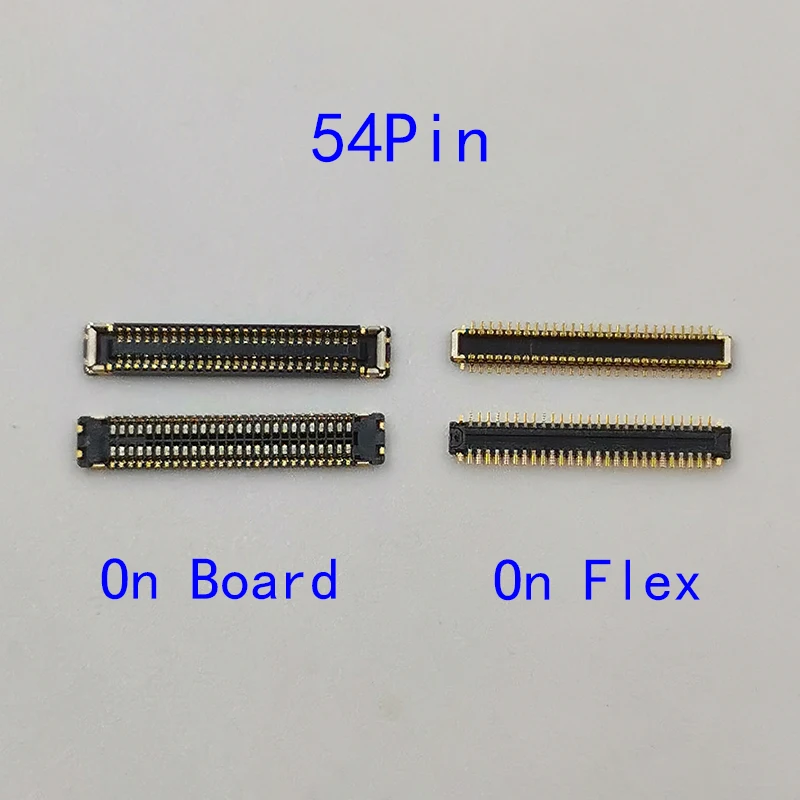 

2-10Pcs 54pin LCD Display Screen Flex FPC Connector On Board For Motorola G10 XT2127 G20 XT2128 G22 XT2231 G30 XT2129 E20 XT2155